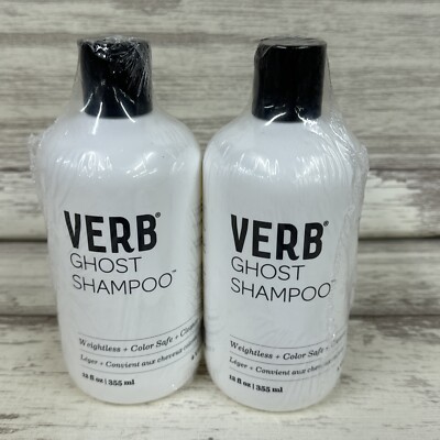 Verb Ghost Shampoo 12 oz TWO PACK! FREE SHIPPING