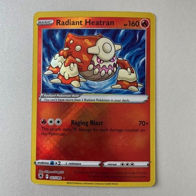 Pokémon Astral Radiance #27 Radiant Heatran Holo Radiant Rare
