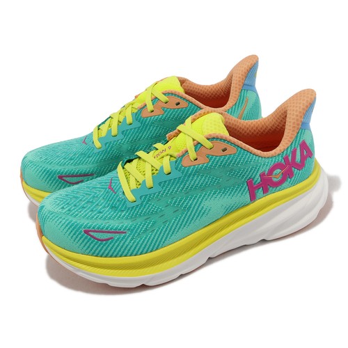 Женские беговые кроссовки Hoka Clifton 9 D Wide Ceramic Evening Primrose Green 1132211-CEPR