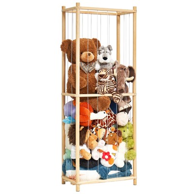 Extra Large Stuffed Animal Zoo Storage,59" Tall Wooden Stuff