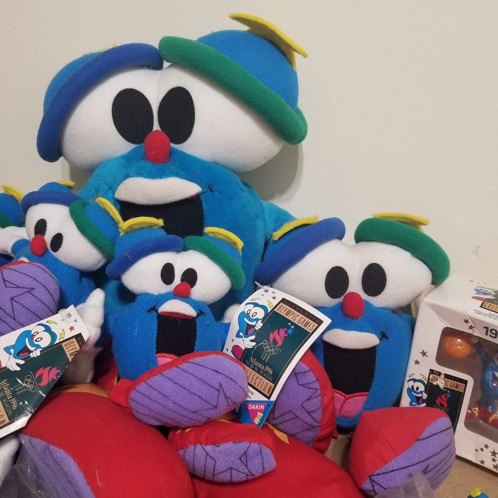 1996 Izzy Mascot Atlanta Olympics Collection Plush Figurines