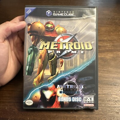 Metroid Prime - CIB Except No Bonus Disc (Nintendo Gamecube) Tested - Authentic