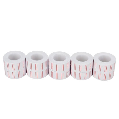 20 Rolls 600/Roll White Pricing Marking Labels MX-5500 Price Gun Labeller + Ink