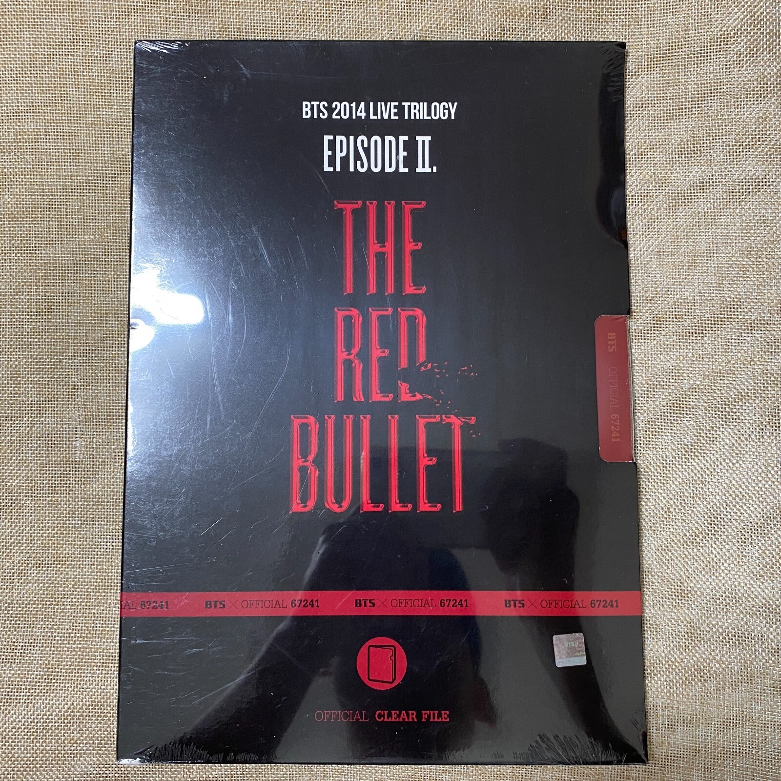 BTS [ 2014 Live Trilogy The Red Bullet Official Clear File