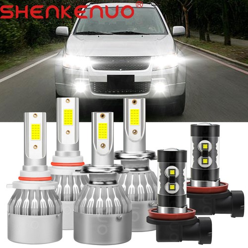 For Suzuki Grand Vitara 2006-2013 6000K LED Headlight Hi/Lo