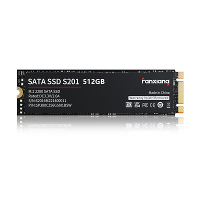 fanxiang M.2 2280 SSD NGFF SATA III SSD 512GB 6Gb/s Internal Solid State Drive