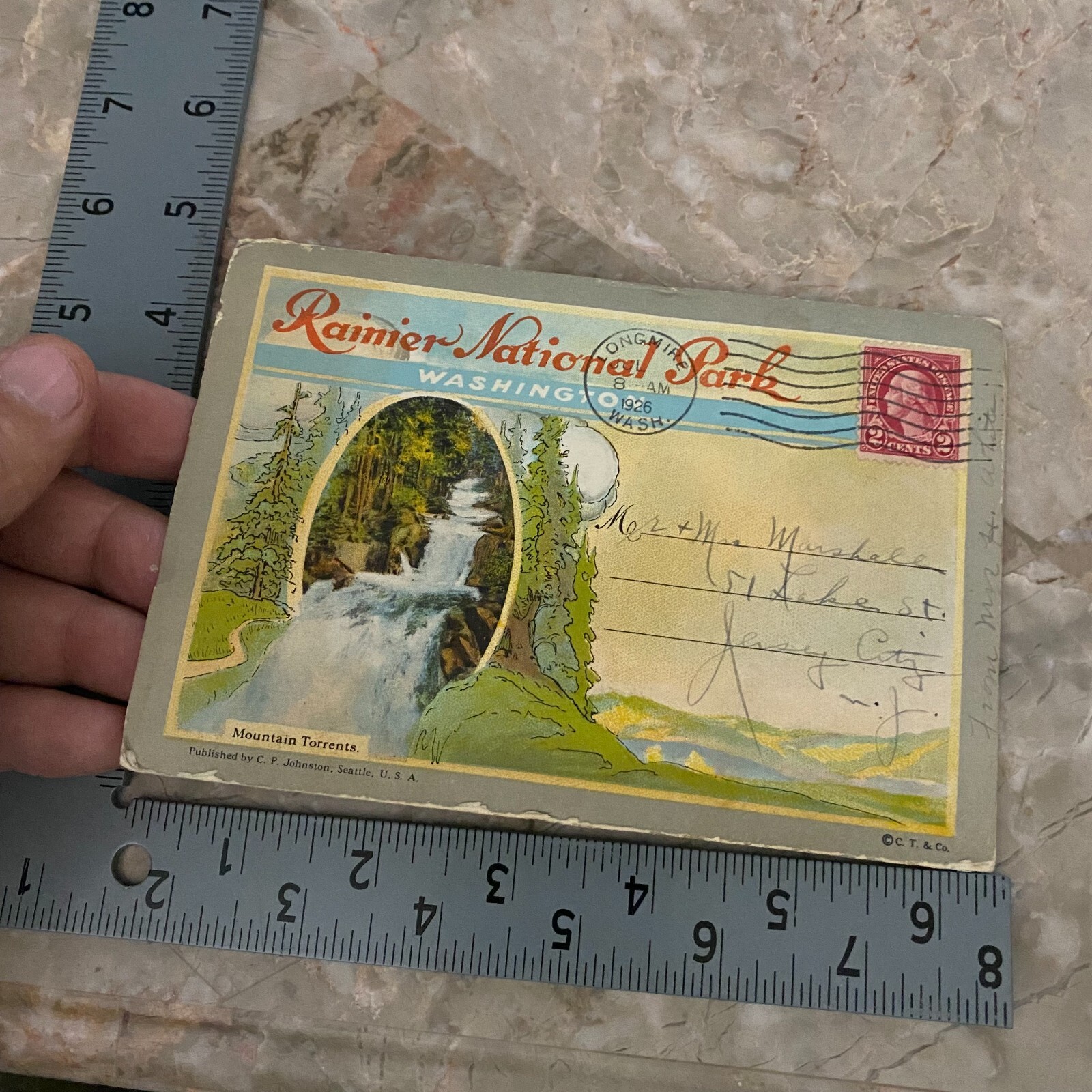 Rainier National Park Washington Postcard Picture Set 1926