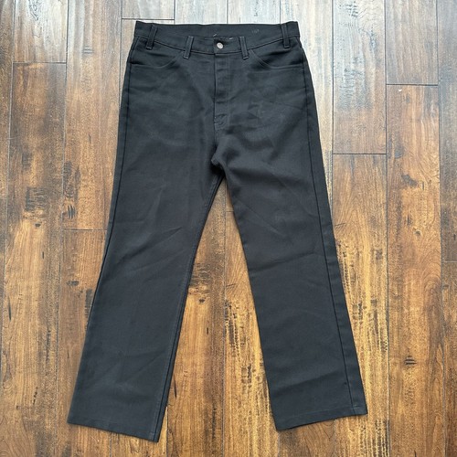Vintage 1990s Levis 517 Black Stretchy Polyester Jeans Pants Vintage 1990s Levis 517 Black Stretchy Polyester Jeans Pants
