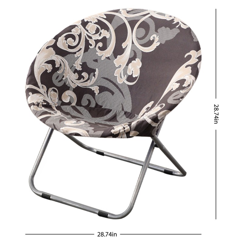 Stretch Round Saucer Chair Cover Moon Chair Protector Round Camping Chair Covers