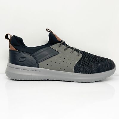 

Мужские кроссовки Skechers Delson Camben 56299 черные кроссовки размер 12, Черный, Delson Camben