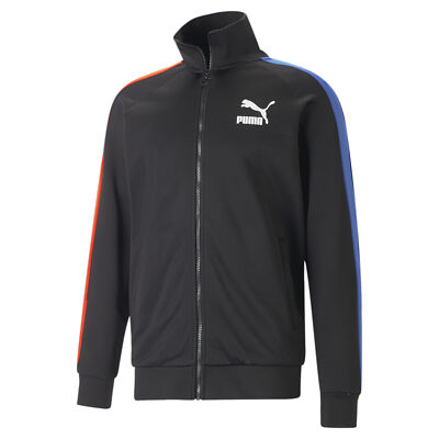

Мужская спортивная куртка PUMA T7 ICONIC, Black - black/royal sapphire, Prime/Select