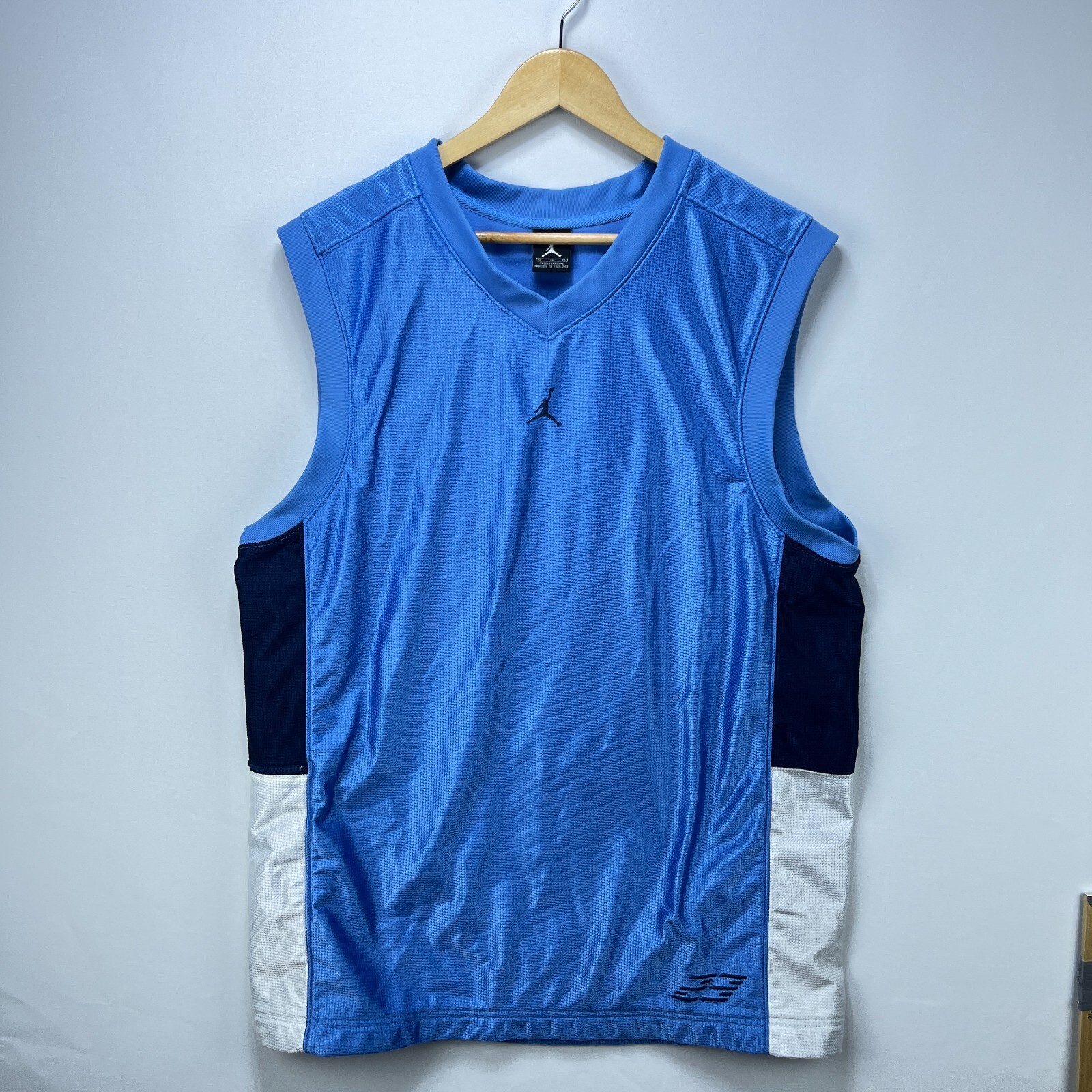ウェア 2002 y2k nike jordan uniform top blue M 2002 y2k nike jordan uniform top blue M - メルカリ