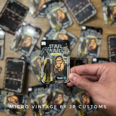Star Wars Micro Vintage: [CARDED] Chewbacca First 12 figure (JP Customs)