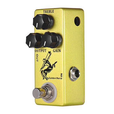Golden Horse Guitar Overdrive Effect Pedal W9R4