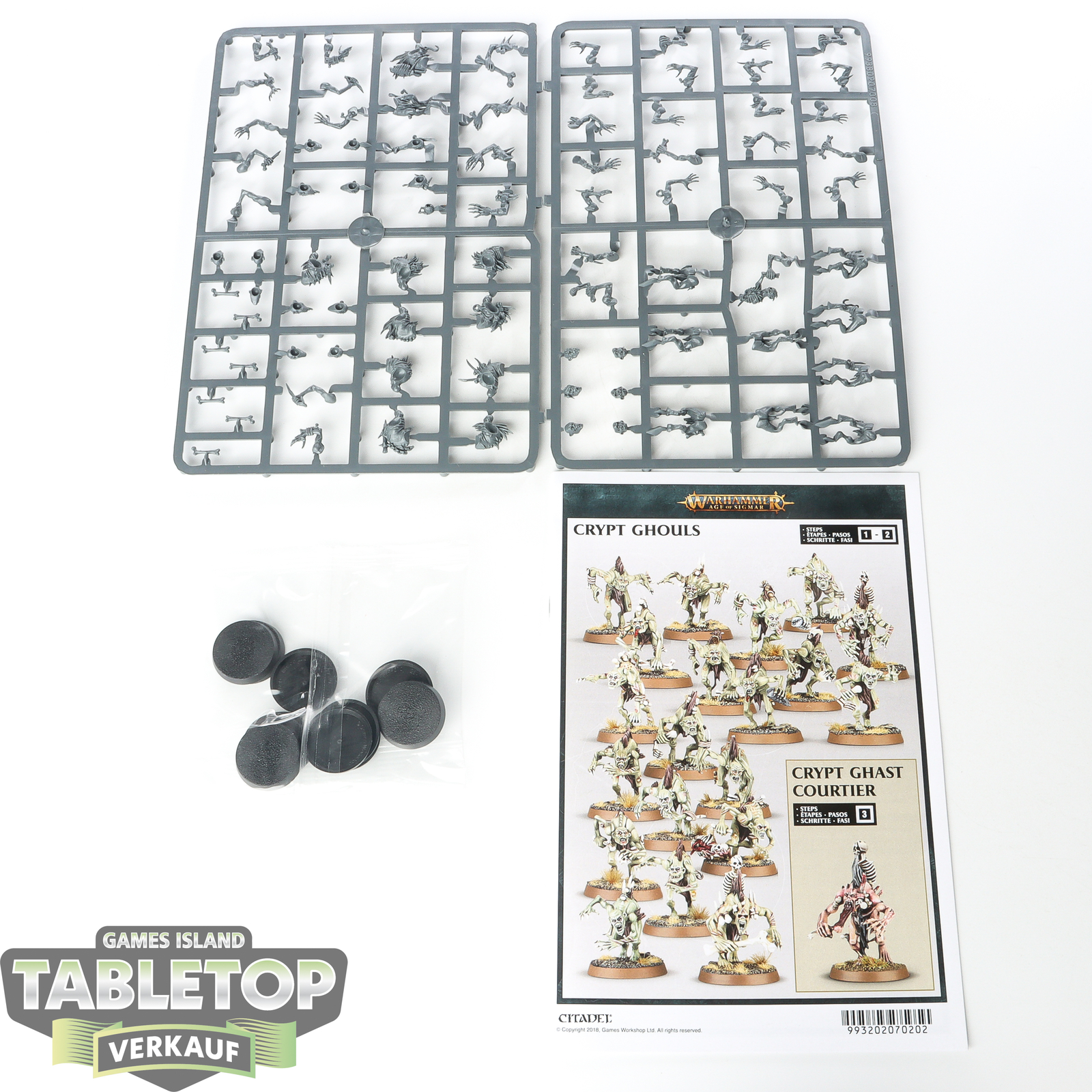 Flesh-eater Courts - 10 x Crypt Ghouls - im Gussrahmen