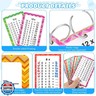 17 Pcs Multiplication Flashcards with Dry Erase Markers and Rings Math Educational Multiplication Flashcards Timetable Charts for 1st to 3rd Grades Fun Learning with Math Game