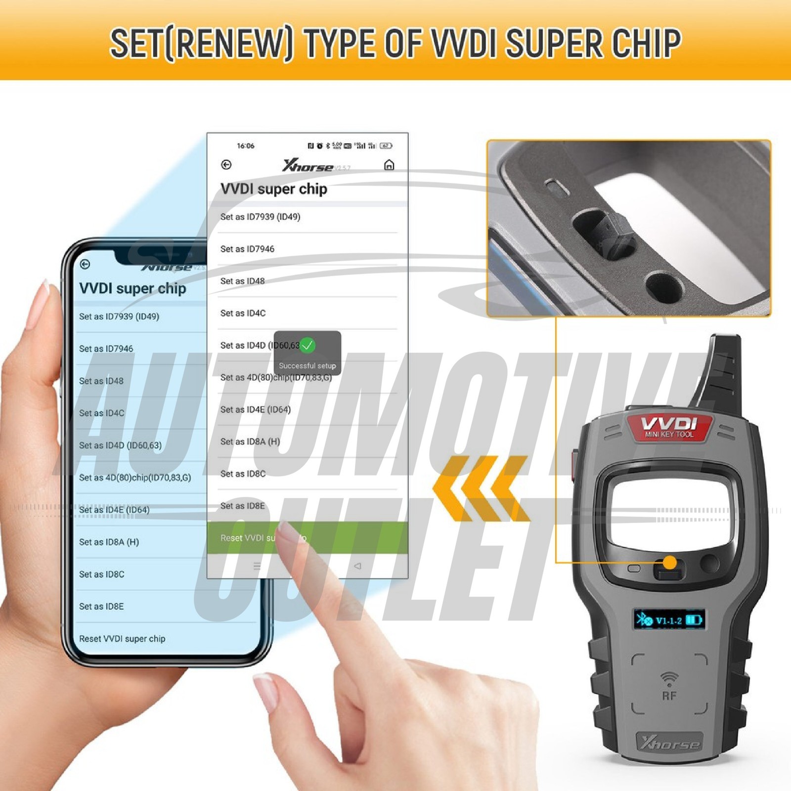 5x XHORSE VVDI SUPER CHIP XT27A01/A66 TRANSPONDER FOR VVDI2 MINI KEY TOOL/MAX 9