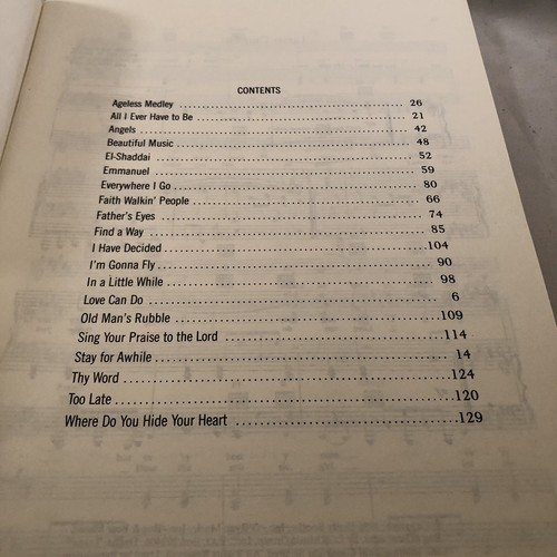 Amy Grant The Collection songbook Christian Sheet Music Myrrh 1986 Father's Eyes