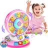 Toys for 1 2 3 Years Old Boys Girls, Musical Spin and Sing Alphabet Zoo with Lights and Sounds, Learning Educational Toys for Toddler 1-3, Christmas Birthday Gifts for Baby Kids Age 6-9-12-18 Months