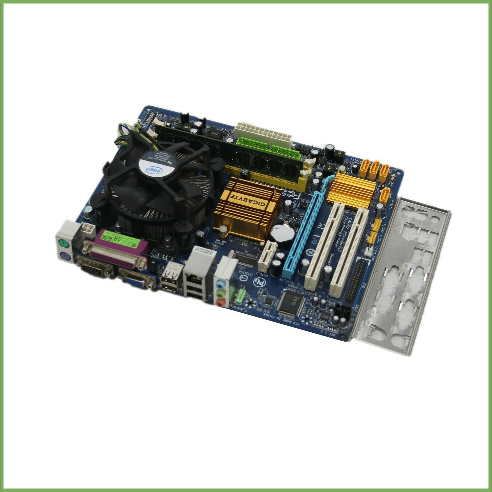 Gigabyte Ga G31m Es2l Lga 775 Motherboard With Dual Core Cpu And 2gb Ram Motherboards Computers Tablets Networking Worldenergy Ae