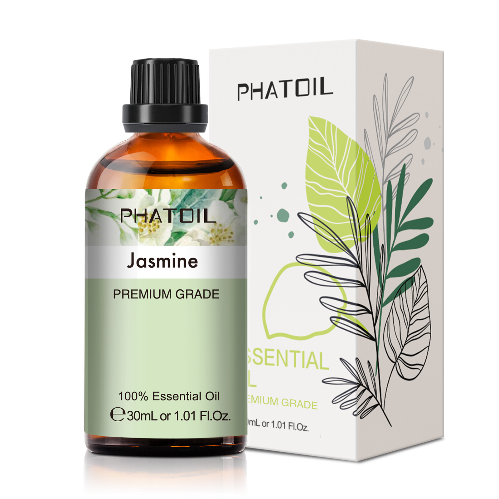 Jasmine Essential Oils Pure & Natural Aromatherapy Essential Oil for Diffusers