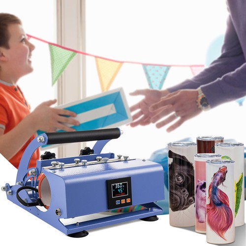 Tumbler Mug Heat Press Machine 30oz 20oz 16oz Sublimation Transfer Print Purple