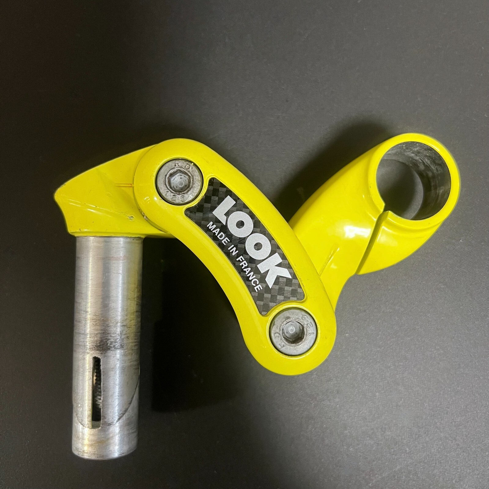 LOOK Ergostem 26.0mm 22.2 Stem Yellow TT Road pursuit pista LOOK Ergostem 26.0mm 22.2 Stem Yellow TT Road pursuit pista
