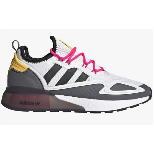 Akki　2 adidas Ninja ZX 2K Boost Shoes Men's, White, Size 5.5 | eBay