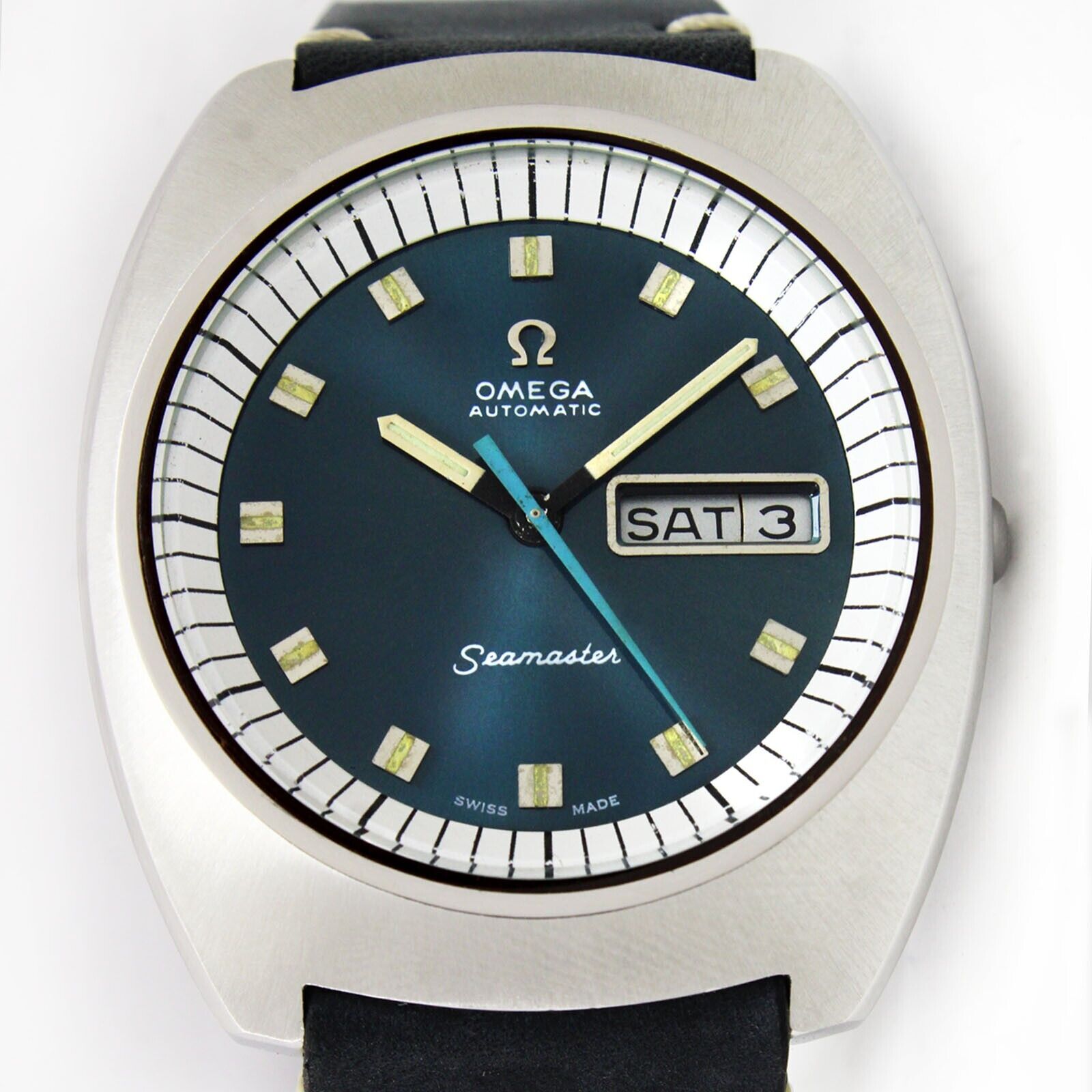 1974 Omega Seamaster Automatic Day Date Jumbo 38mm Vintage 1974 Omega Seamaster Automatic Day Date Jumbo 38mm Vintage