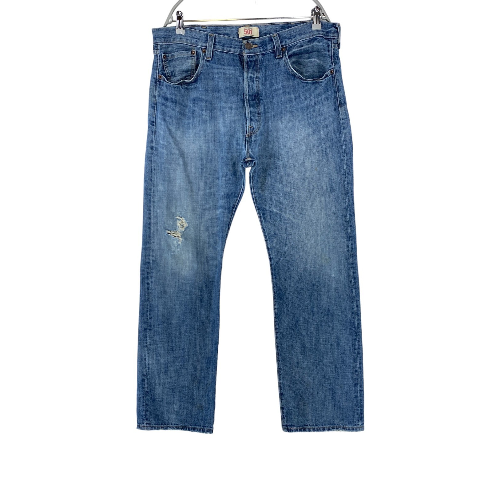 【USED】 LEVI'S リーバイス 501ジーンズ W38 L32 LEVIS 501 Jeans Mens Sz W38 L32 Regular Fit Straight Button