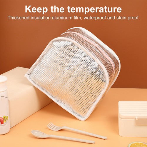 Cartoon Food Delivery Portable Insulation Lunch Box Bag Non-deformable