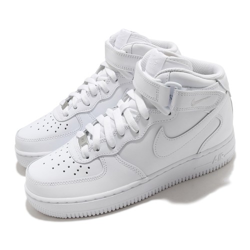 

Nike Wmns Air Force 1 07 Mid Triple White Женская повседневная обувь Кроссовки DD9625-100, Белый, Wmns Air Force 1 07 Mid
