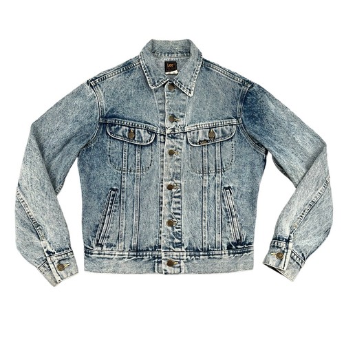 【U LAN】Desert Washed Denim Truecker Jacket NWT LEE Men's Riders Trucker Denim Jean Jacket Regular Fit