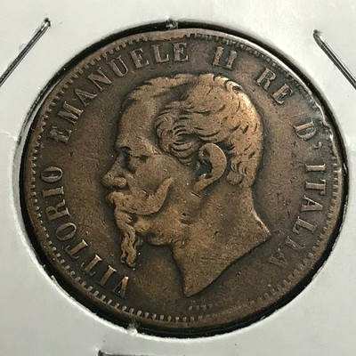 Italy 1861 Now 10 Centesimo Vatican