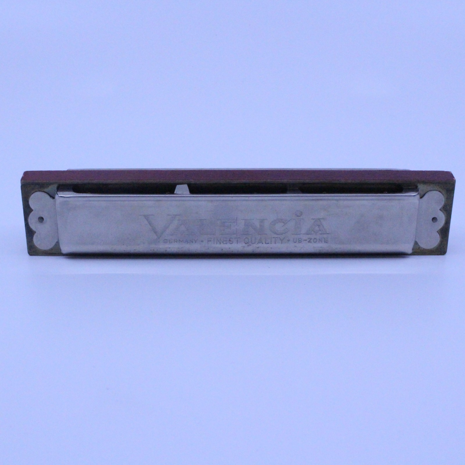 28 Hole Valencia Harmonica w/Box, Made in U.S. occupied Germany 1945-1952