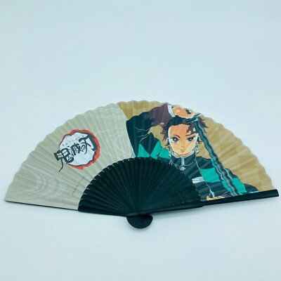 Demon Slayer Tanjiro Kamado Folding Hand Fan 2019 Animate Japan Kimetsu no Yaiba