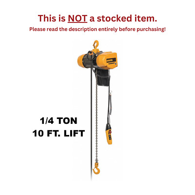 HARRINGTON SEQP ELECTRIC CHAIN HOIST | 500 LB CAPACITY, 10 FT LIFT