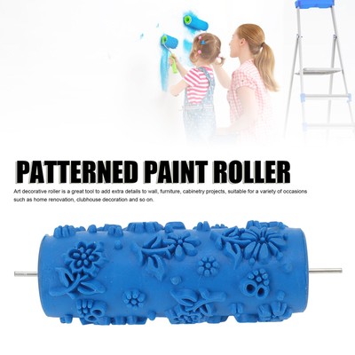 5inch Patterned Paint Roller Texture Rubber Roller Decorative Rubber Roller FB9