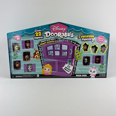 Disney Doorables Series 5 - Mega Peek Pack 22-piece Collectible Figure set