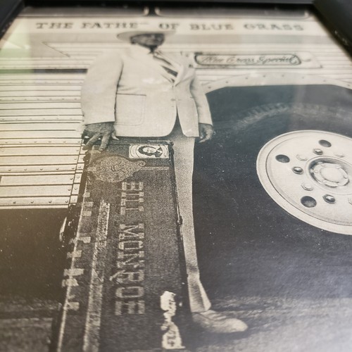 BILL MONROE Father of Bluegrass Framed Country Clipping Old Photo Grand Ole Opry