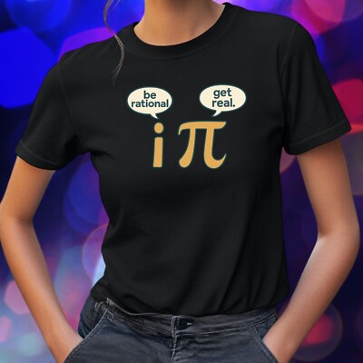 Frauen T-Shirt Pi tag Pi math Motiv Baumwolle Größe S bis 3XL