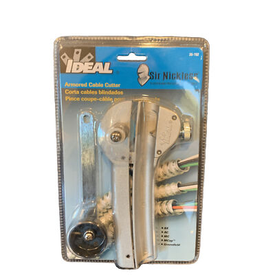 IDEAL 35-782 Sir Nickless Armored Cable Cutter New in Package