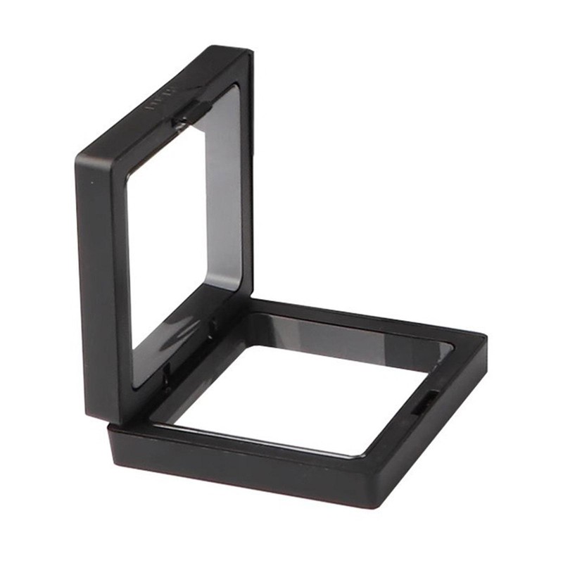 Jewelry Display Box Transparent PE Thin Film Suspension Jewelry Storage Boxes