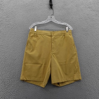 The North Face Performance Shorts 30 Yellow Activewear Men Stretch Summer New