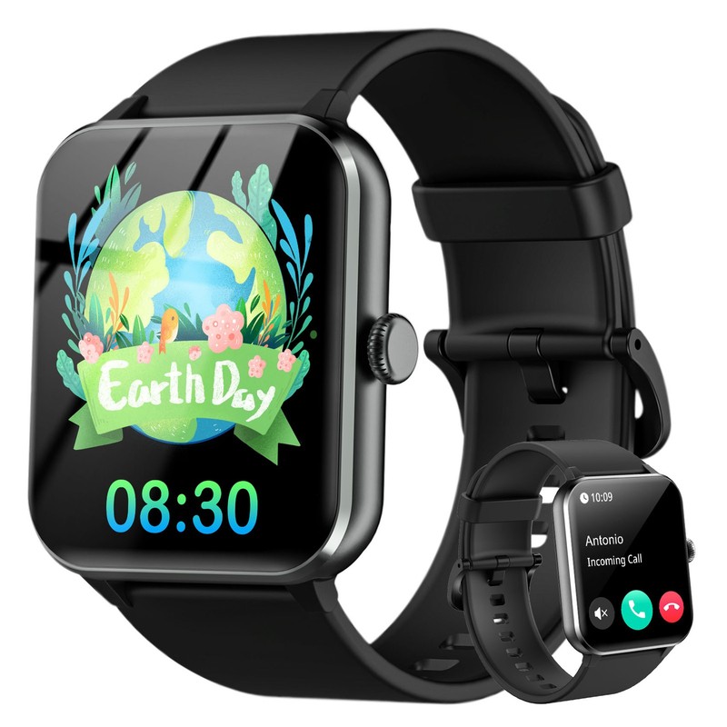 Smartwatch for Men/Women Bluetooth Compatible w/ iPhone Samsung Android Open