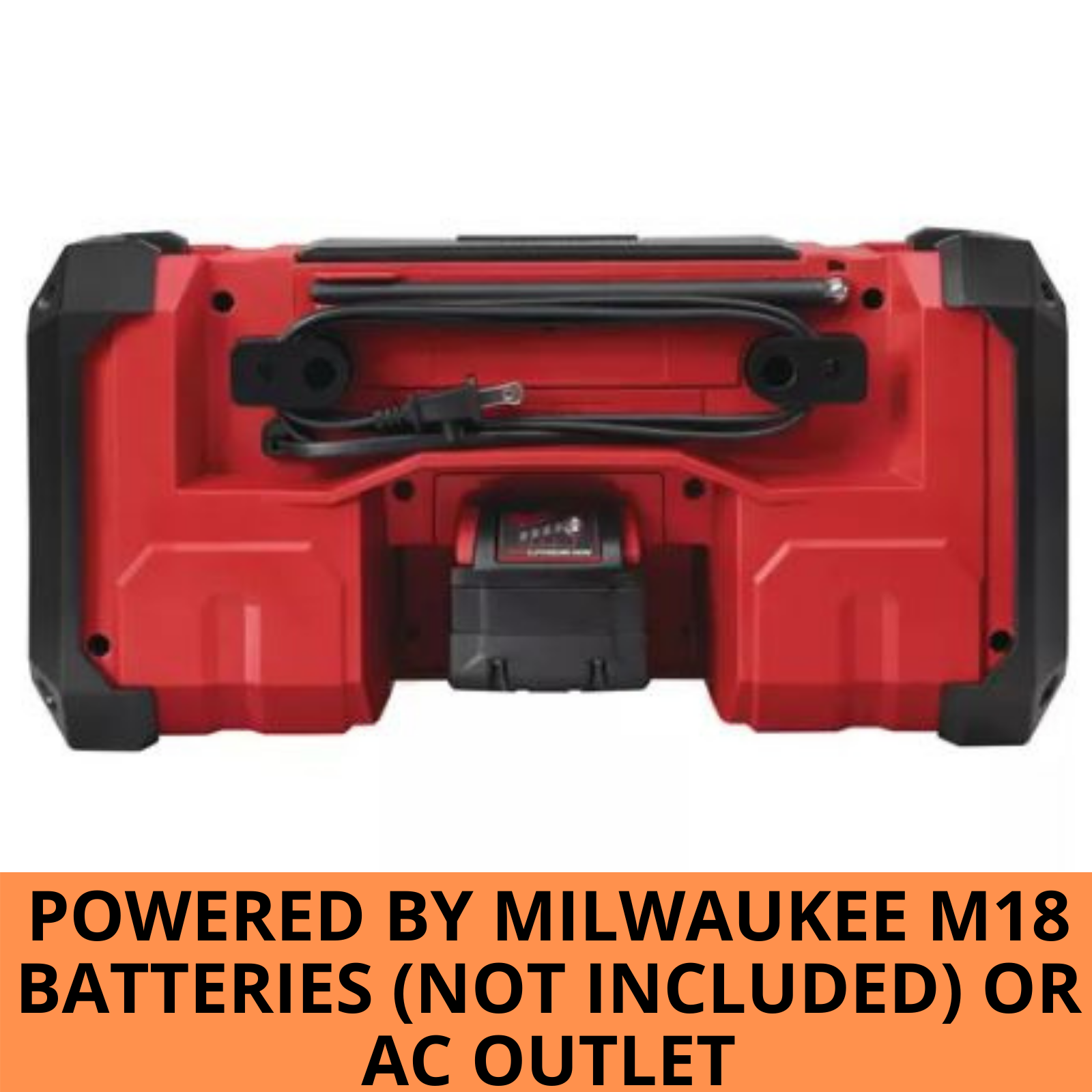 MILWAUKEE WORKSITE RADIO JOBSITE FM AM Cordless Radio Speaker Antenna