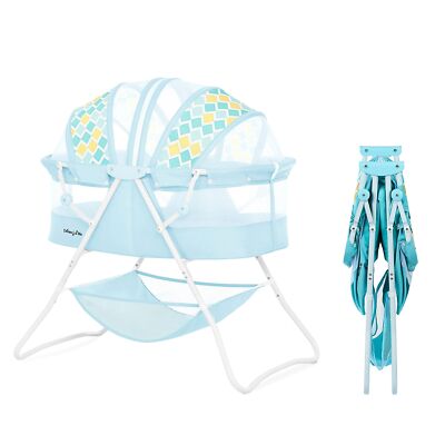 Dream On Me Karley Bassinet in Pink Lightweight Portable Baby Bassinet Open Box