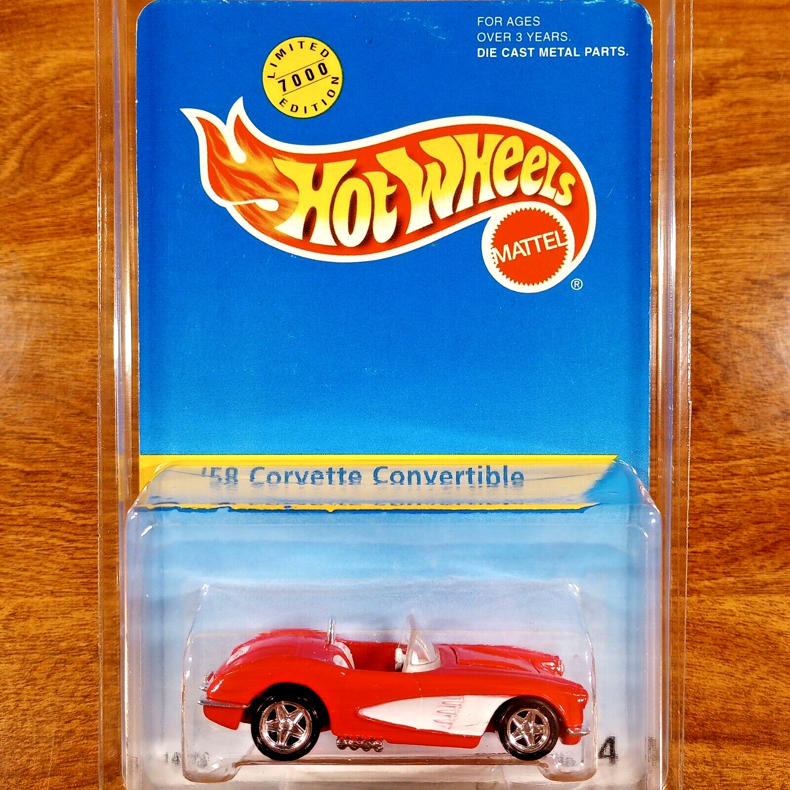 ホットウィール ‘58 CORVETTE HOT WHEELS ULTRA HOTS 58 CORVETTE 1/64 DIE CAST BLUE WHITE