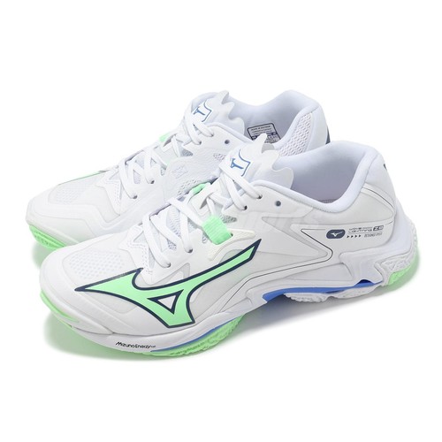Mizuno Wave Lightning Z8 Wide White Green Men Unisex