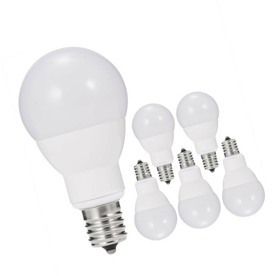 Jandcase E17 Globe Light Bulbs 40w Equivalent 5w 450 Lm